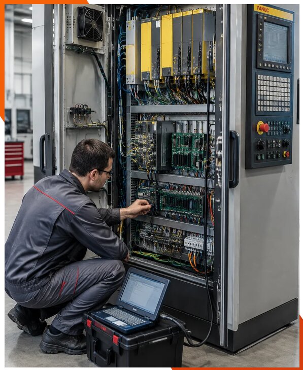 Ремонт систем ЧПУ FANUC промышленных станков в Устях-Куте