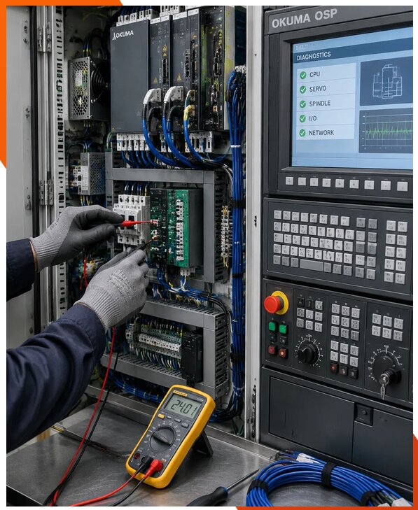 Ремонт систем ЧПУ Okuma OSP в Устях-Куте